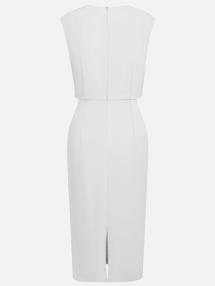 María™ | Vestido Midi Elegante con Drapeado