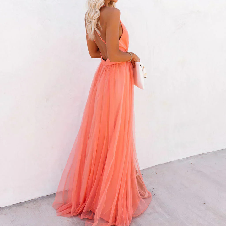 Alma™ | Vestido Maxi Coral Elegante y Fluido