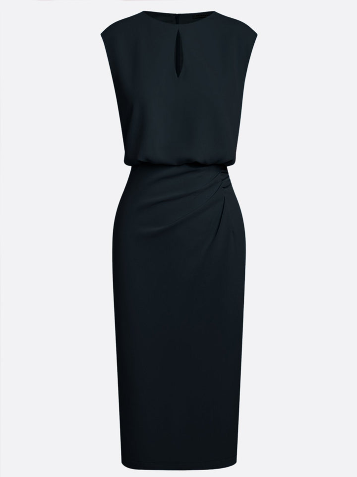 María™ | Vestido Midi Elegante con Drapeado