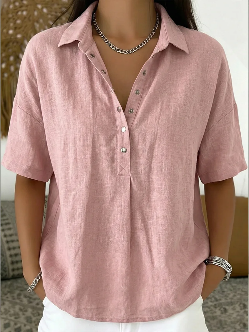 Helena™ | Blusa Elegante Efecto Lino