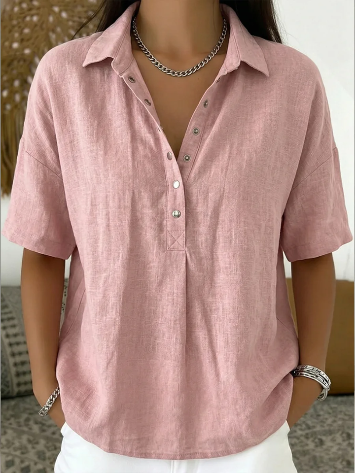Helena™ | Blusa Elegante Efecto Lino