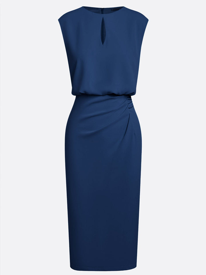 María™ | Vestido Midi Elegante con Drapeado