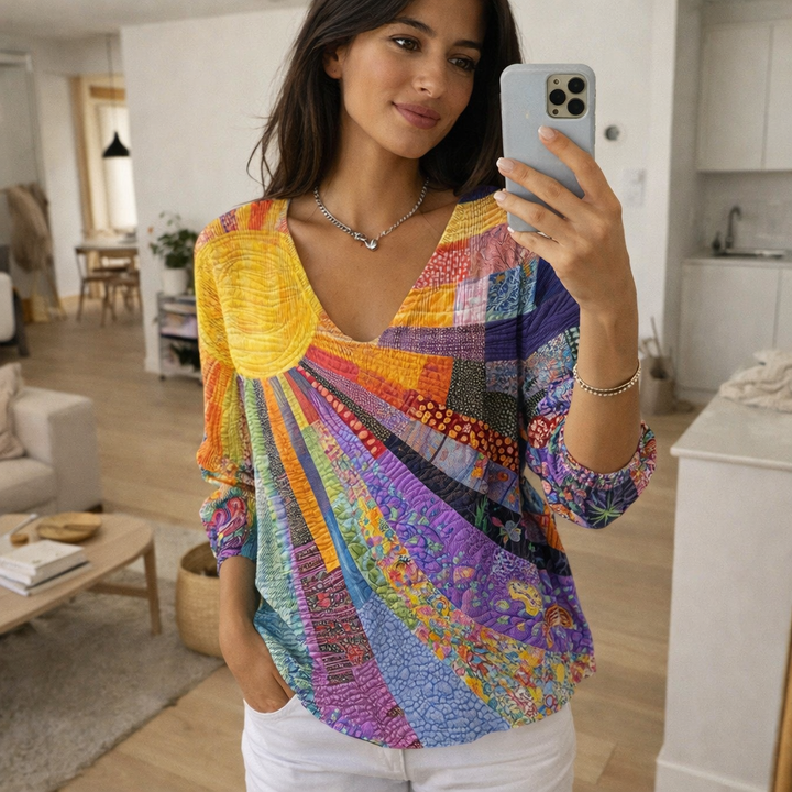 Aeliana™ | Blusa artística que transforma tu look al instante