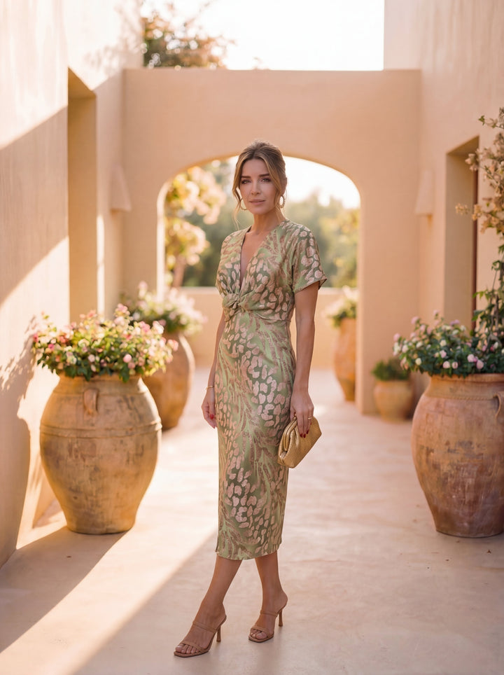 Calandra™ | Vestido elegante que estiliza tu figura sin esfuerzo