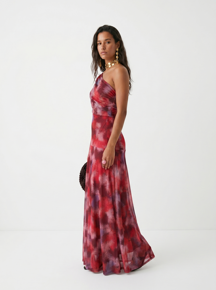 Carla™ | Vestido Maxi Elegante Off-Shoulder