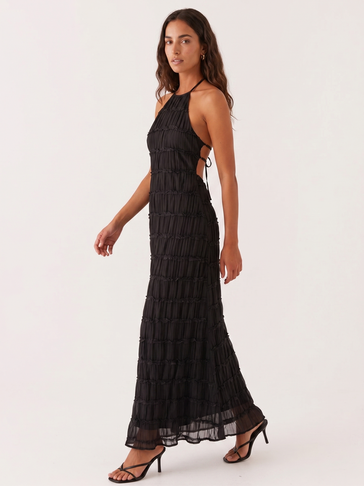 Ángela™ | Vestido Maxi Halter Elegante