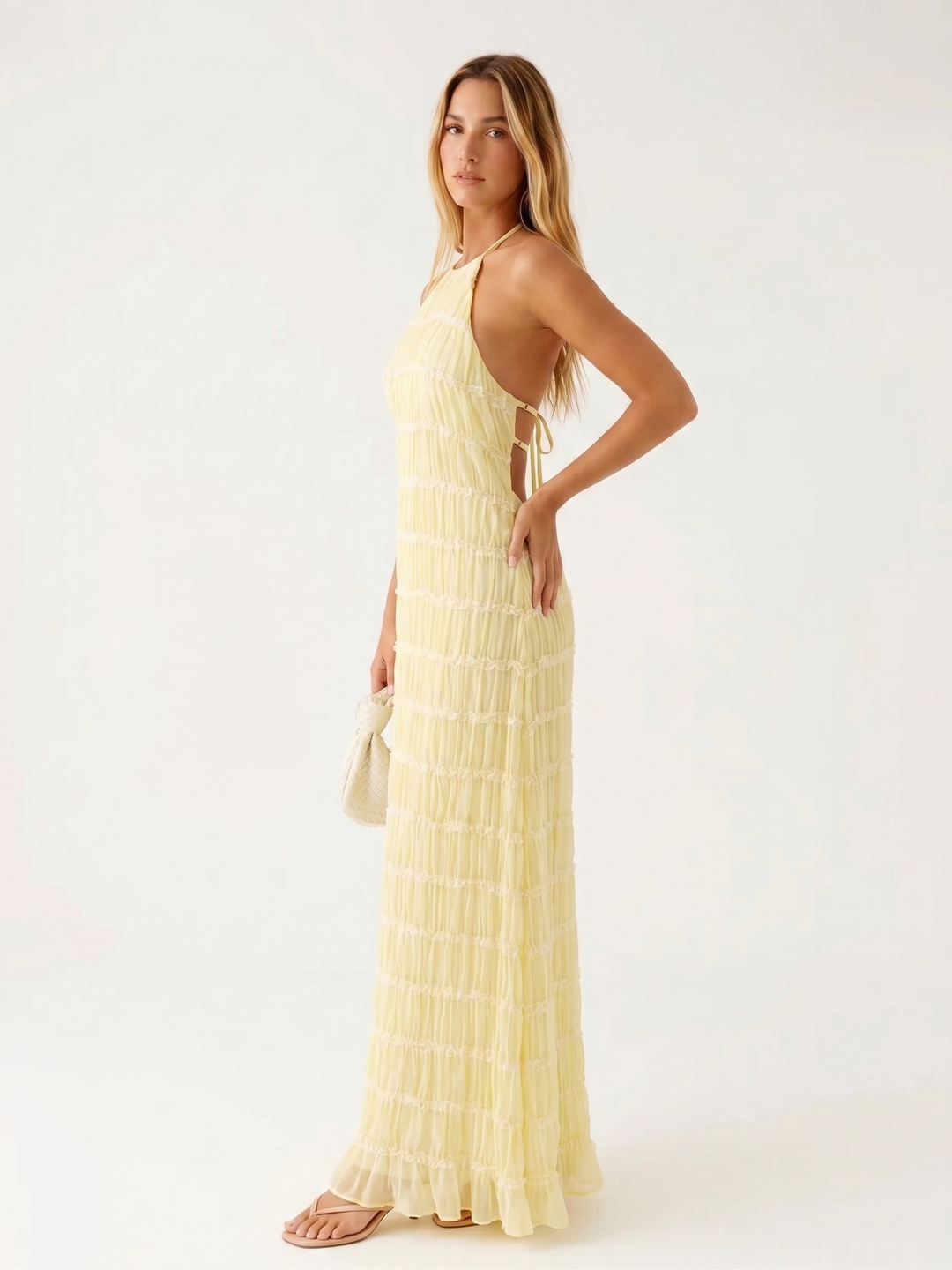 Ángela™ | Vestido Maxi Halter Elegante