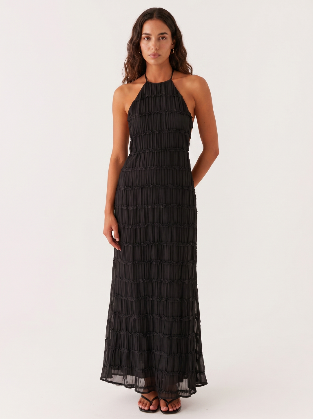 Ángela™ | Vestido Maxi Halter Elegante