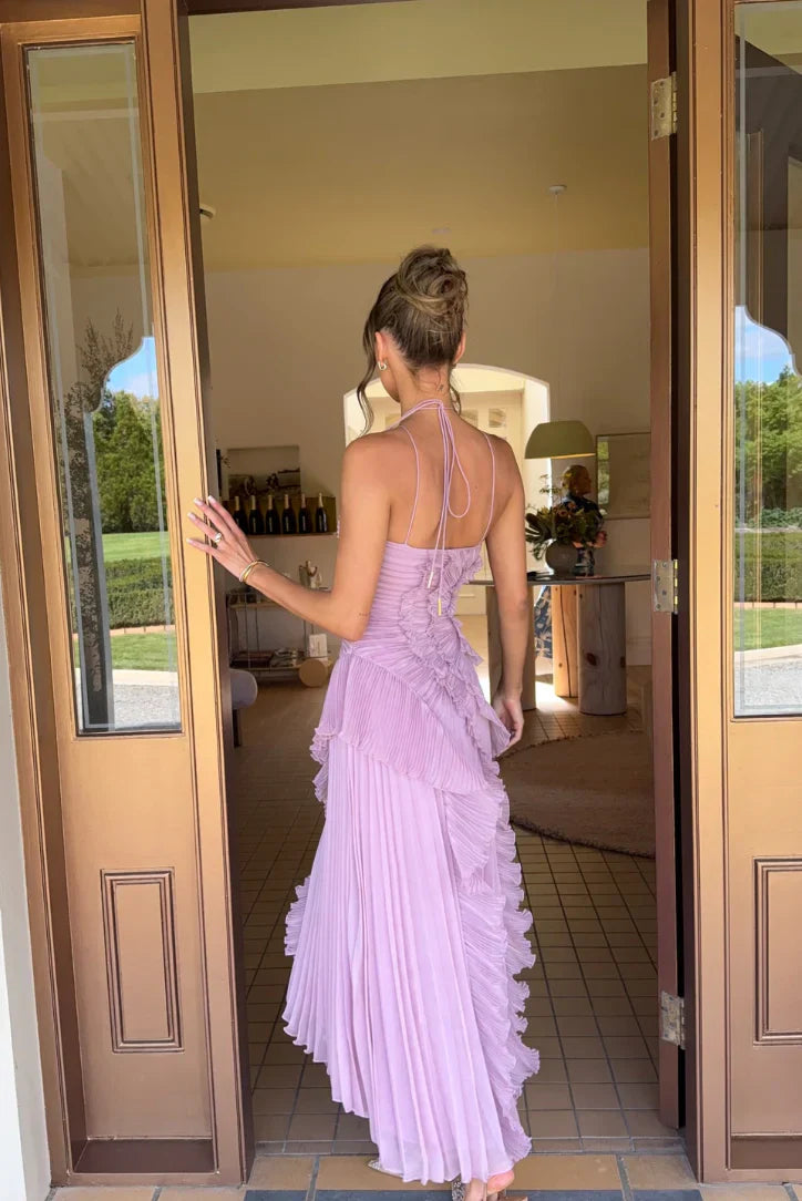 Isadora | Vestido Halter de Volantes – Edición Limitada