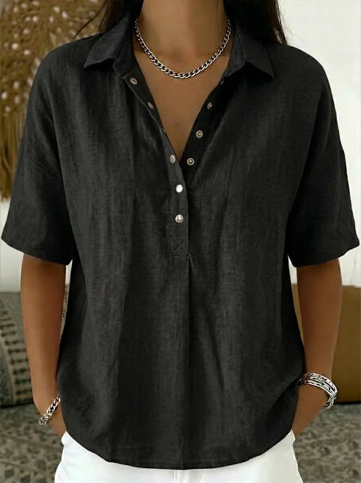 Helena™ | Blusa Elegante Efecto Lino