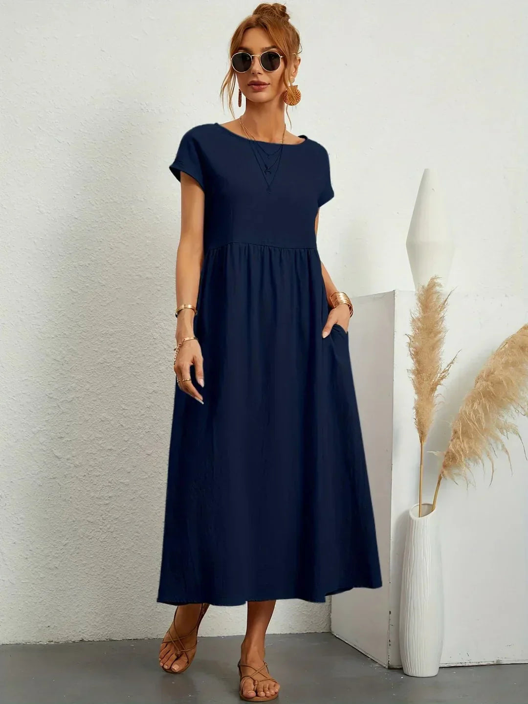 Camila™ | Vestido Midi Fluido y Elegante