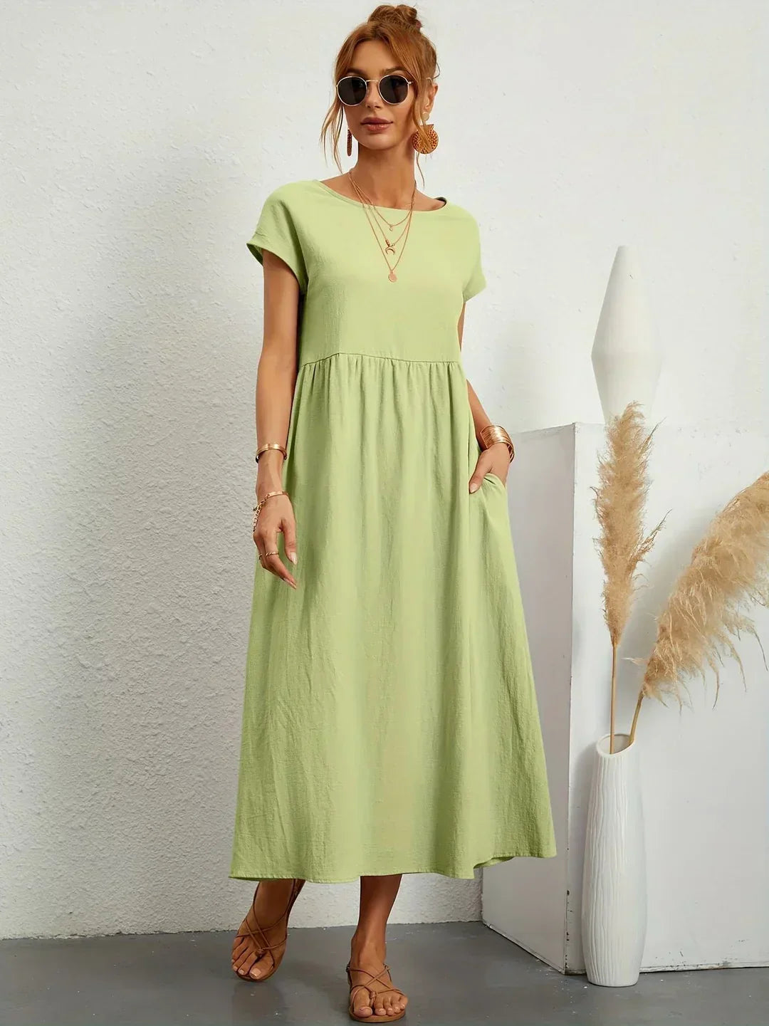Camila™ | Vestido Midi Fluido y Elegante