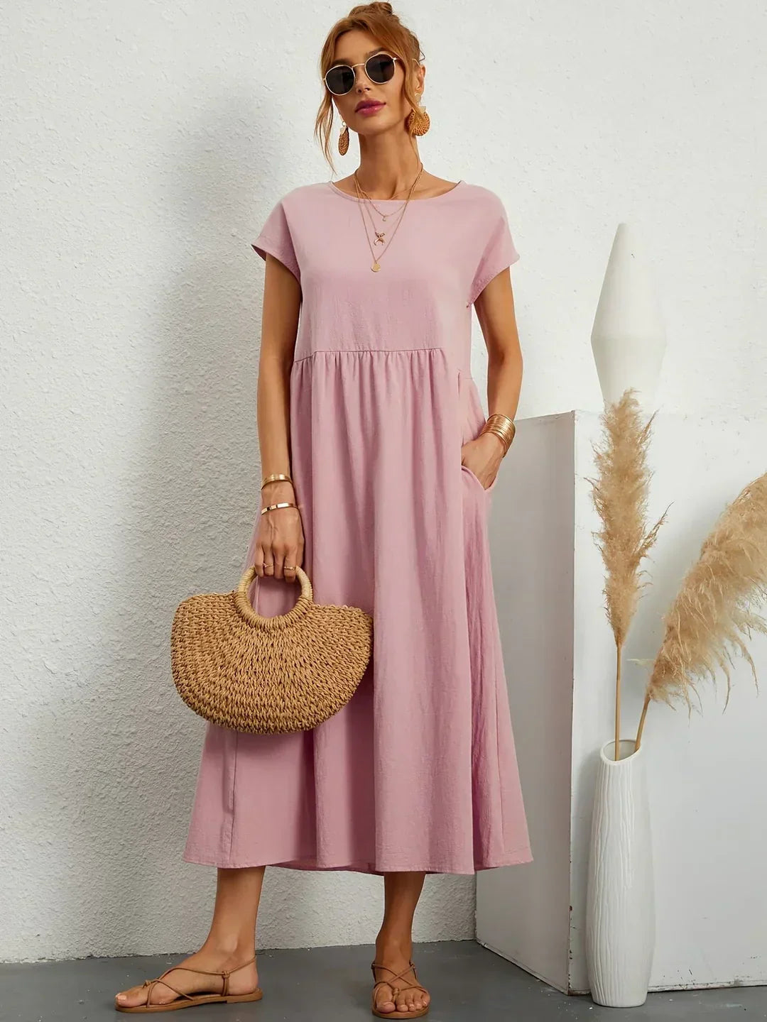 Camila™ | Vestido Midi Fluido y Elegante