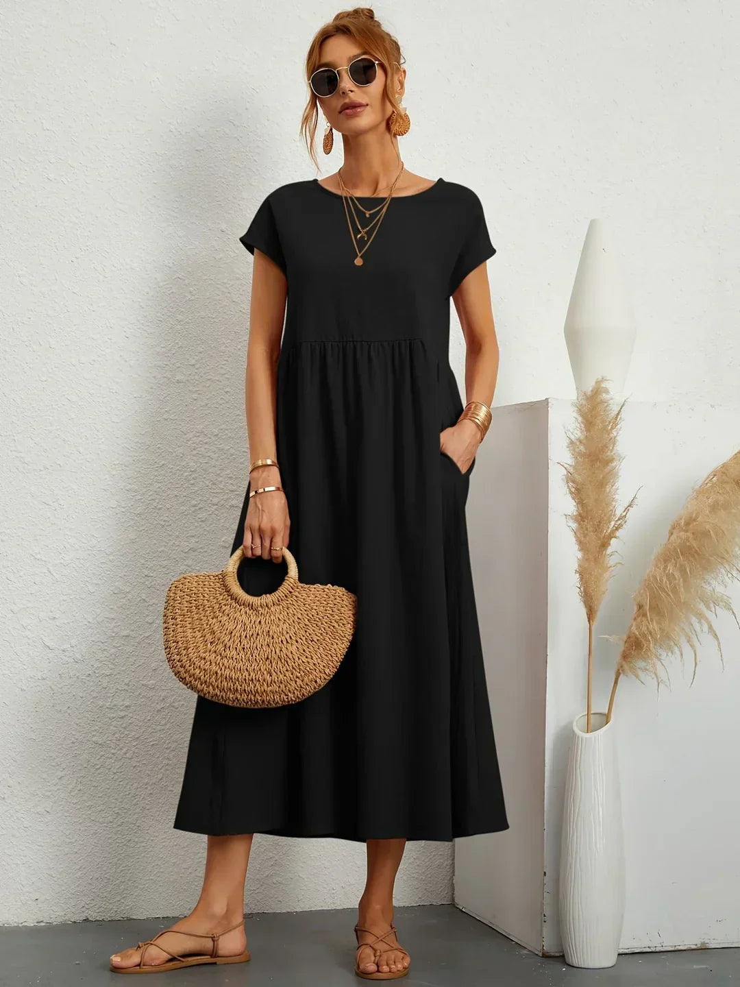 Camila™ | Vestido Midi Fluido y Elegante