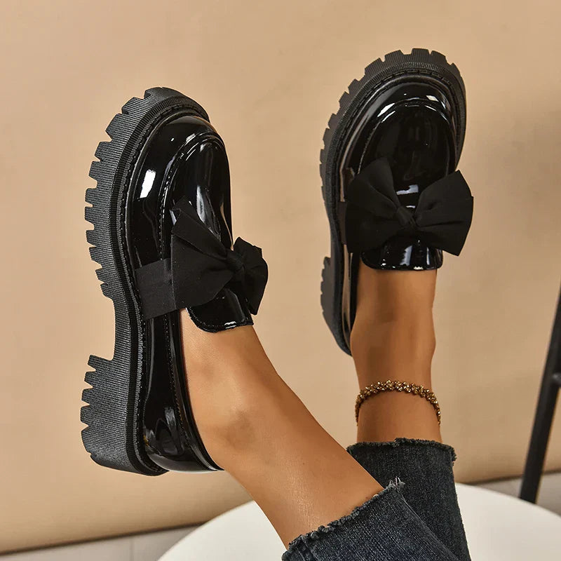 Garisa™ | Mocasines Plataforma Trendy con Lazo Chic