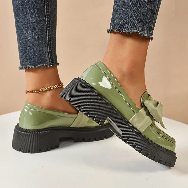 Garisa™ | Mocasines Plataforma Trendy con Lazo Chic