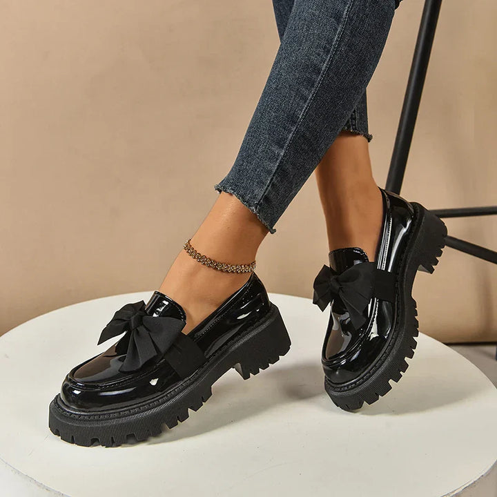Garisa™ | Mocasines Plataforma Trendy con Lazo Chic