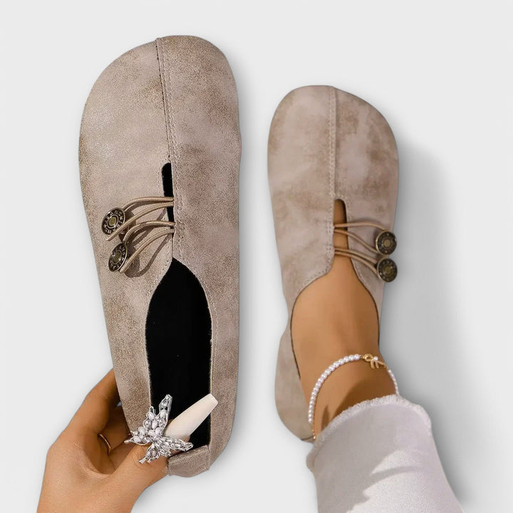 Taera Mocasín de Ante Ultraligero