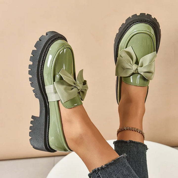 Garisa™ | Mocasines Plataforma Trendy con Lazo Chic