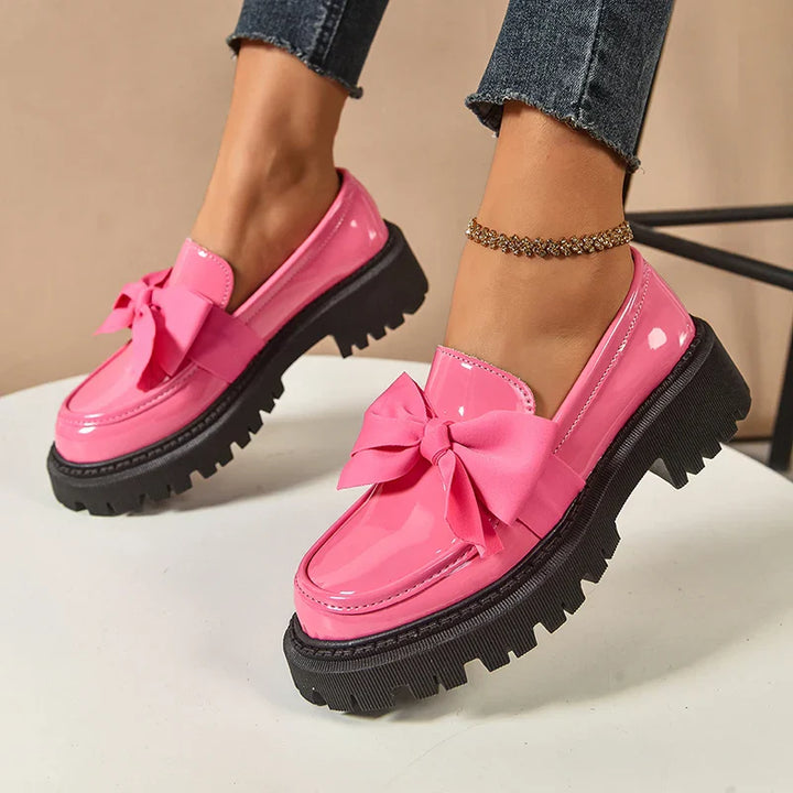 Garisa™ | Mocasines Plataforma Trendy con Lazo Chic
