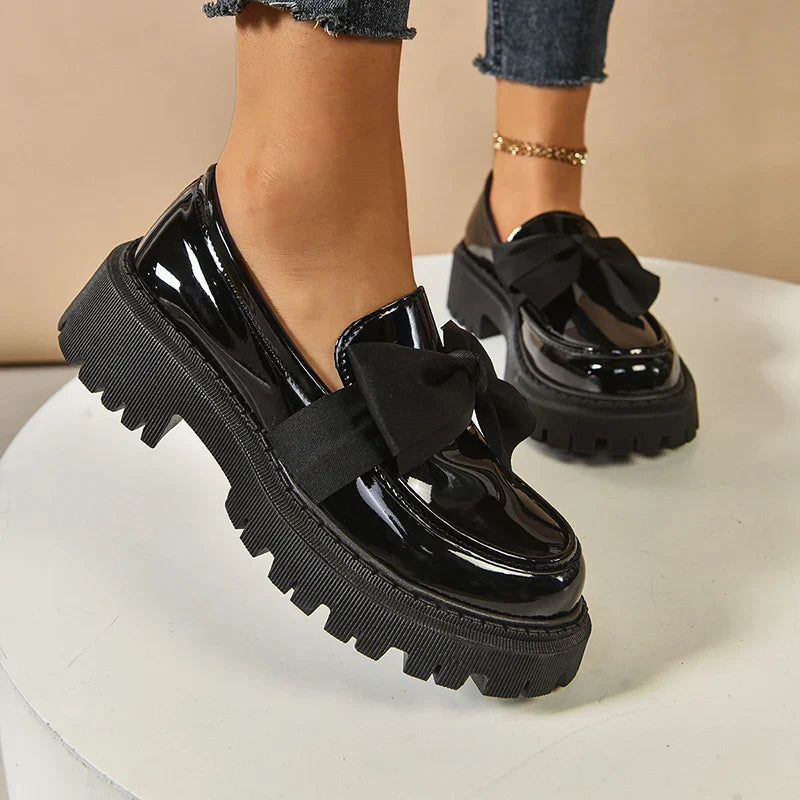 Garisa™ | Mocasines Plataforma Trendy con Lazo Chic