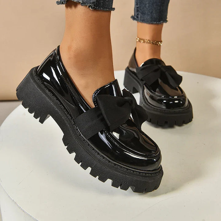 Garisa™ | Mocasines Plataforma Trendy con Lazo Chic