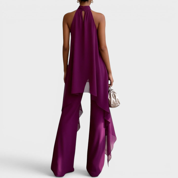 Selena™ | Conjunto Halter Elegante de Fiesta