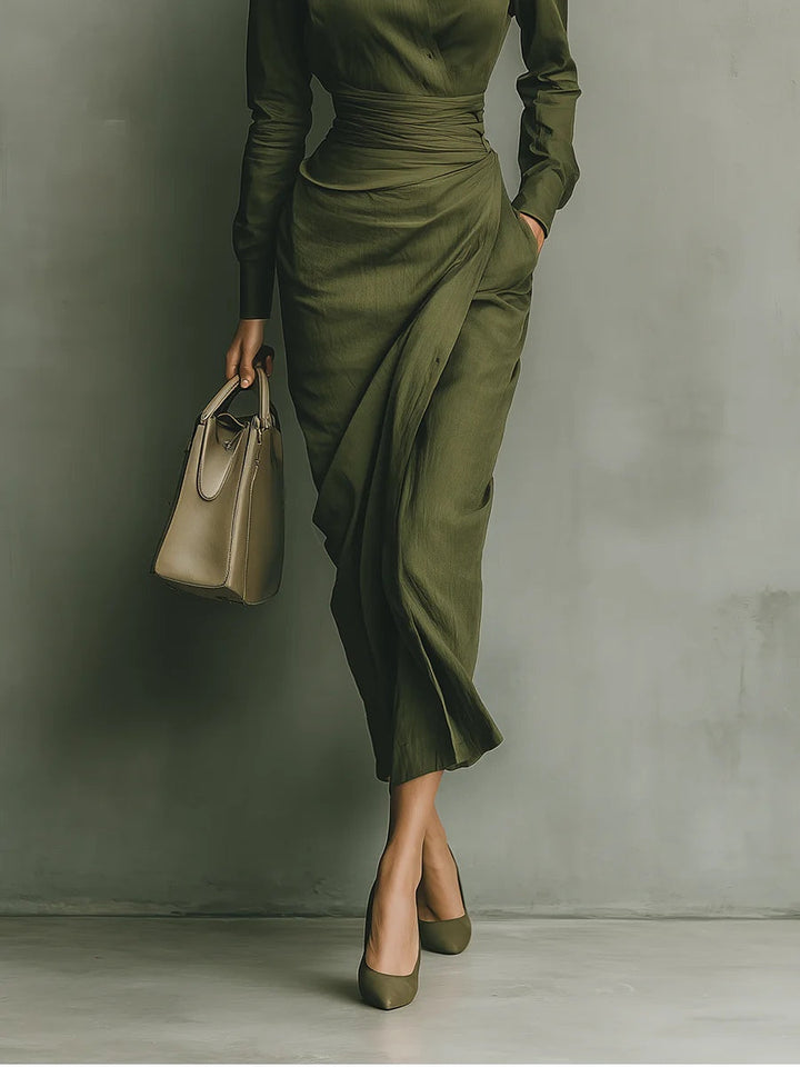 Narelle Vestido Elegante Envolvente