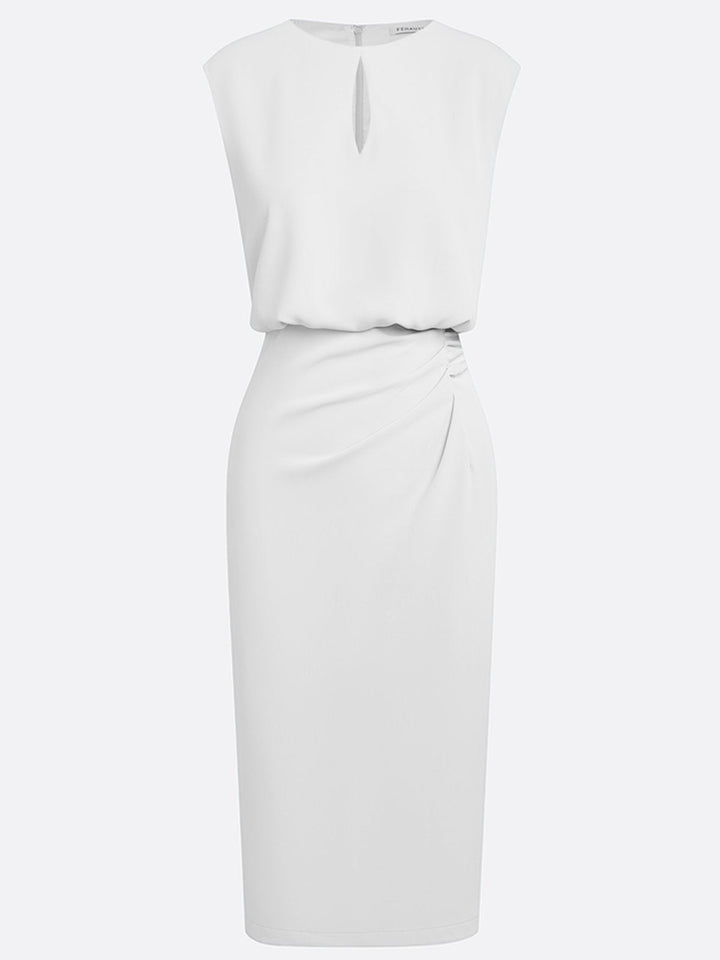 María™ | Vestido Midi Elegante con Drapeado