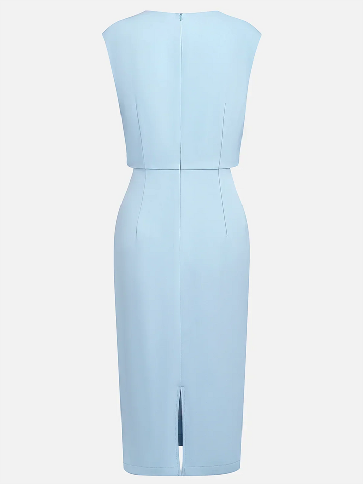 María™ | Vestido Midi Elegante con Drapeado