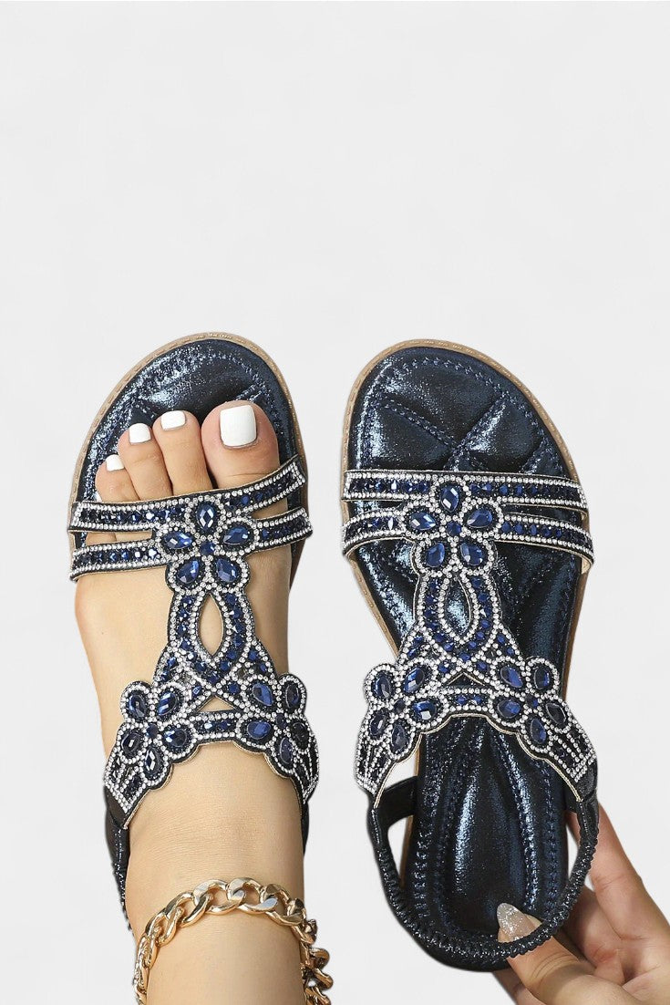Alaya Sandalias Gladiadoras Embellecidas