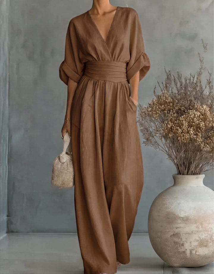 Elena™ | Mono Elegante de Escote en V