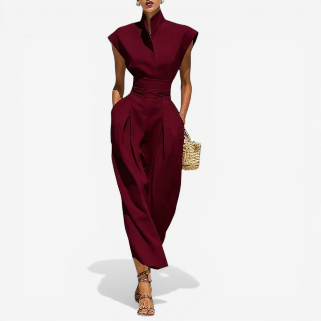 Aitana™ | Mono Elegante de Cuello Alto