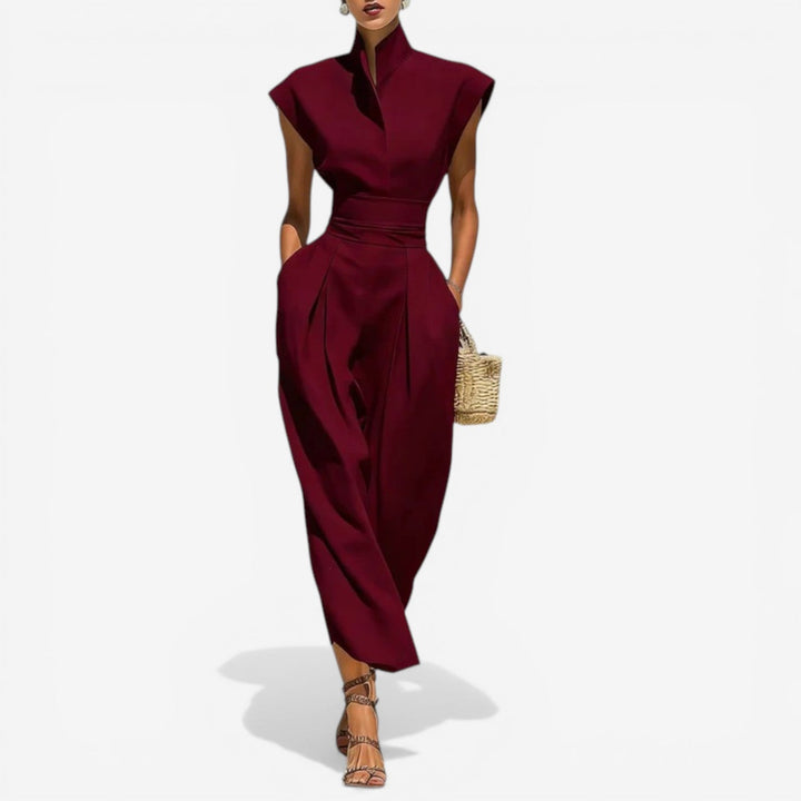 Aitana™ | Mono Elegante de Cuello Alto