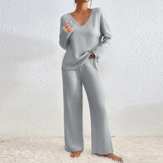 Vivienne Conjunto de dos Piezas con Top y Pantalones