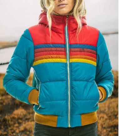 Jannet Chaqueta Acolchada Impermeable