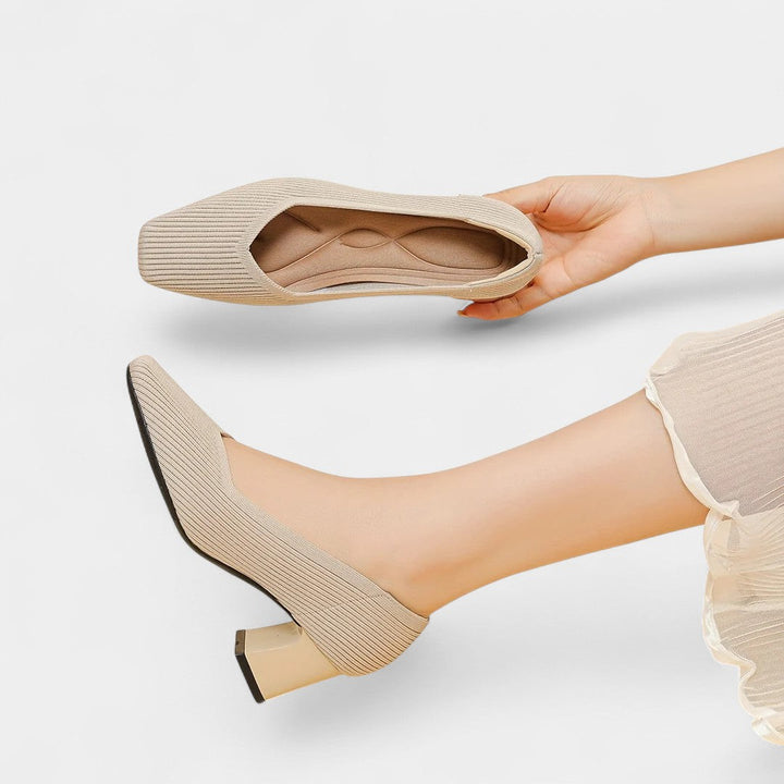 Marie Zapatos de Tacón Estable y Cómodos