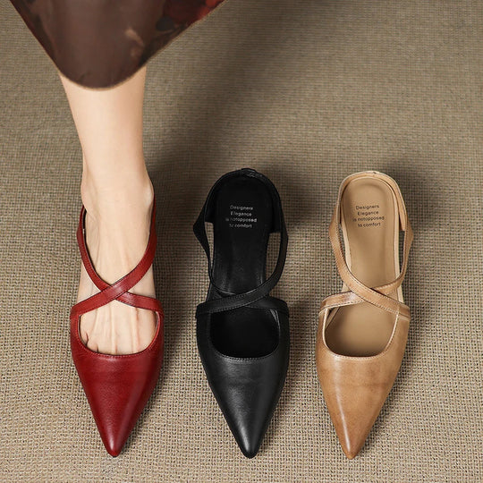 Aluna Mules de Piel