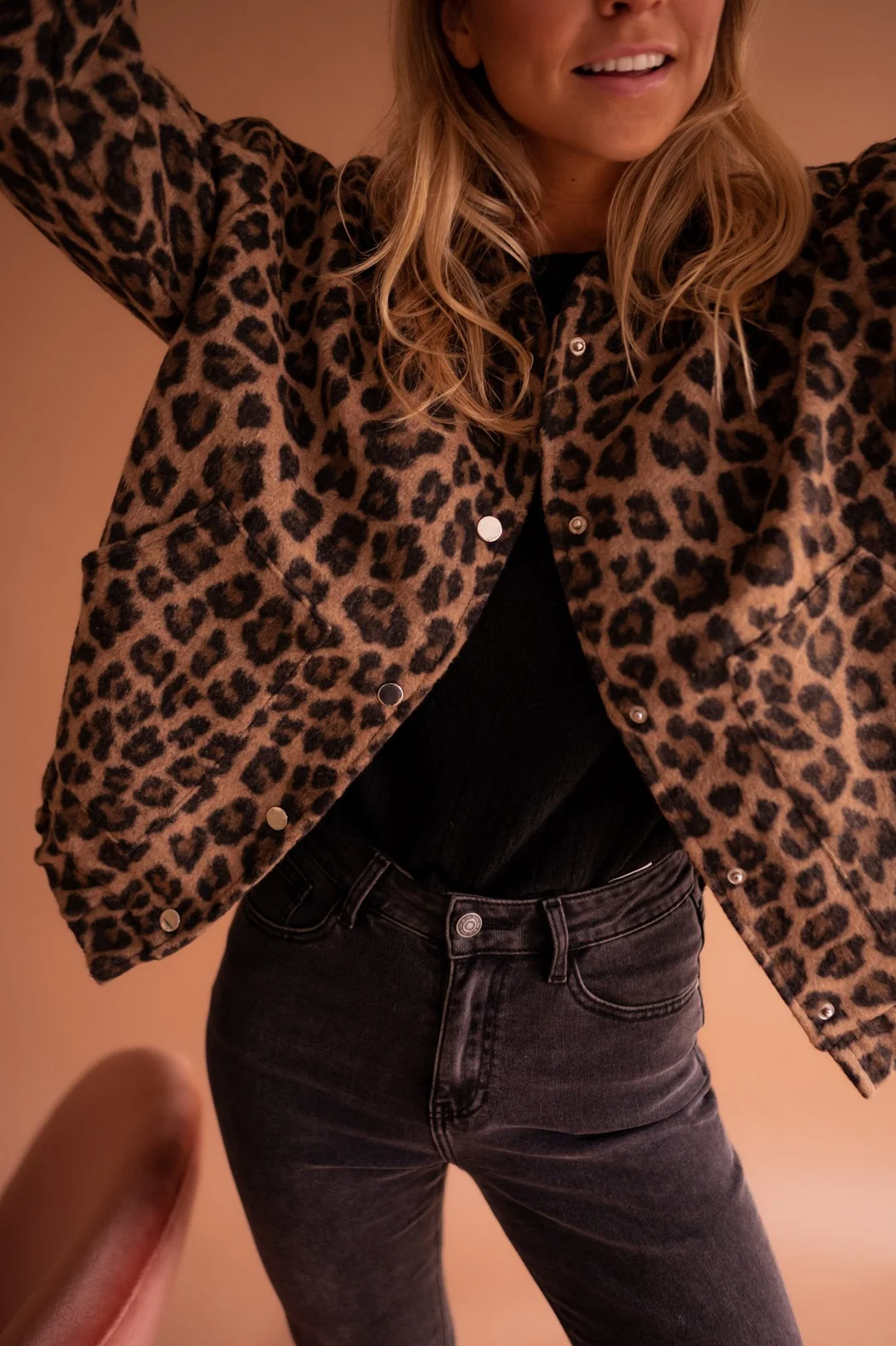 Charlene Chaqueta de Otoño Elegante