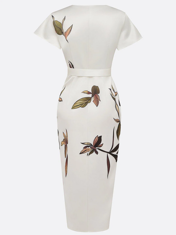 Mali Vestido Cruzado Elegante