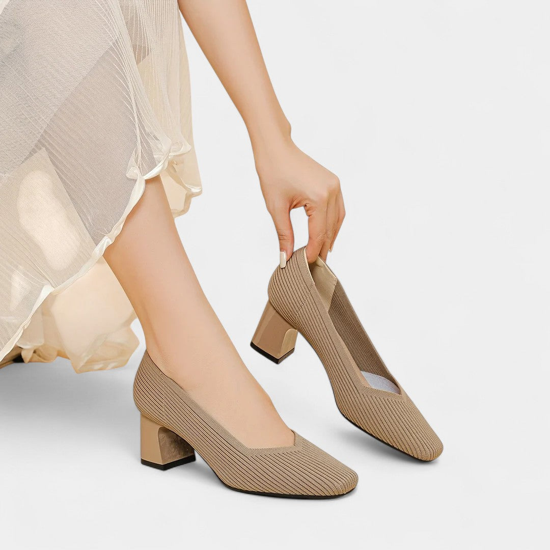 Marie Zapatos de Tacón Estable y Cómodos