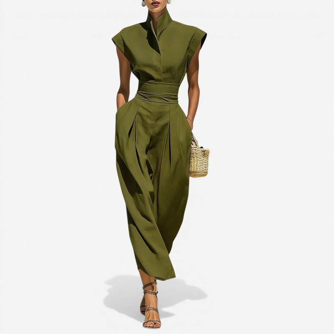 Aitana™ | Mono Elegante de Cuello Alto