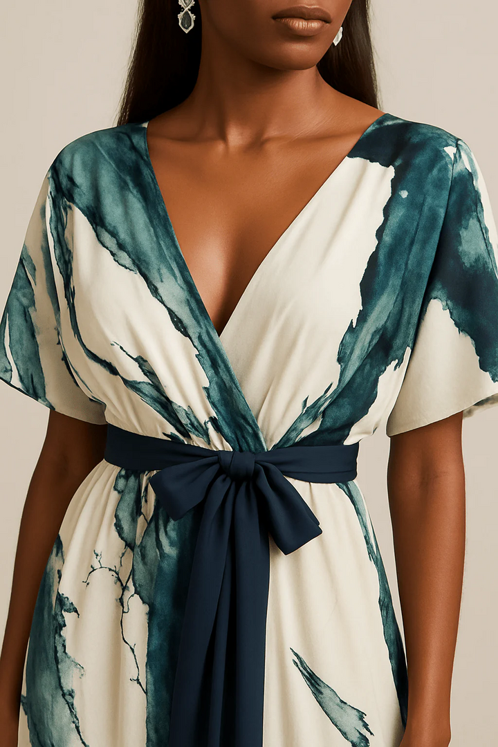 Aqua Vestido Maxi Largo