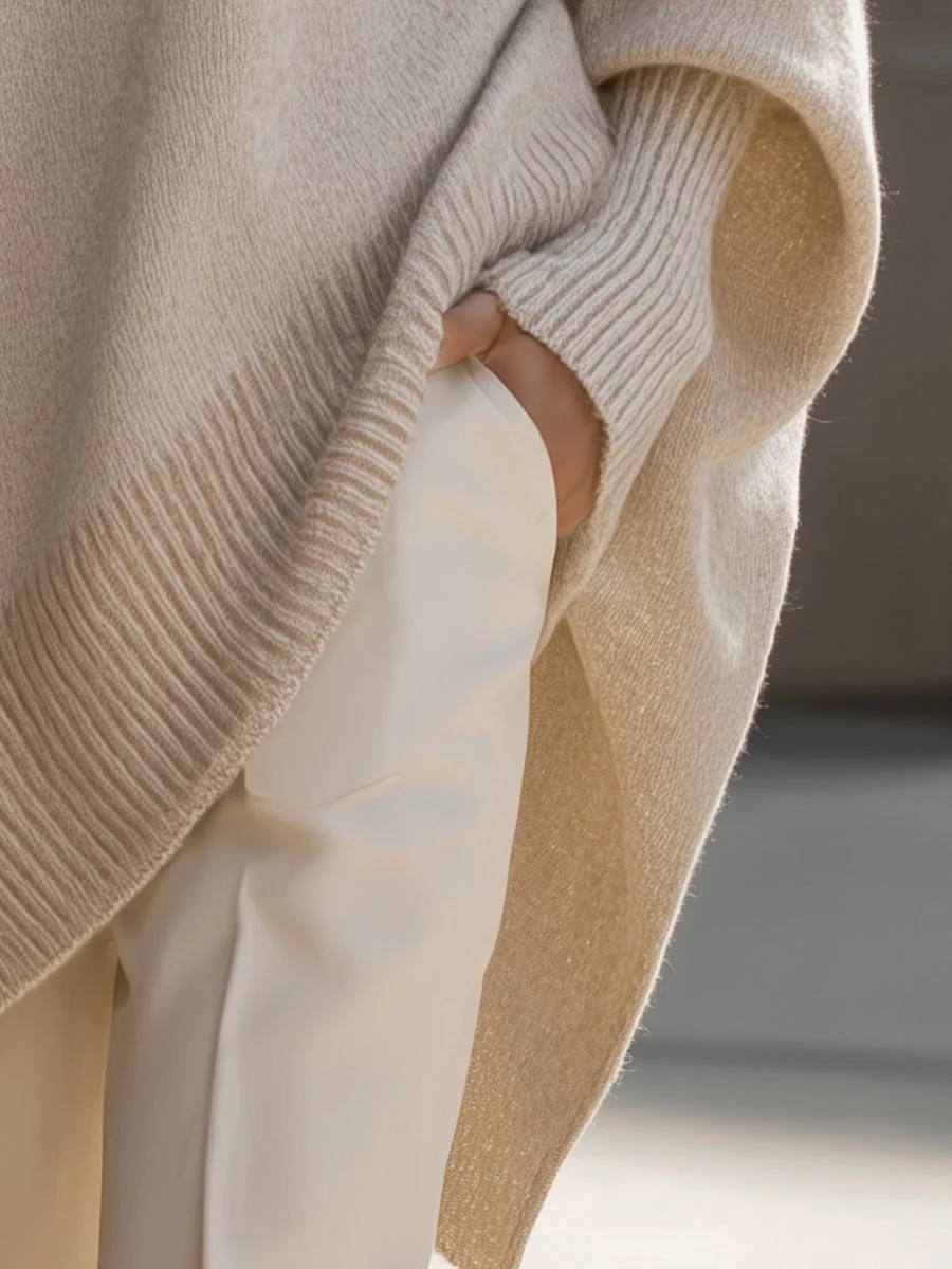 Maglione Suéter Poncho